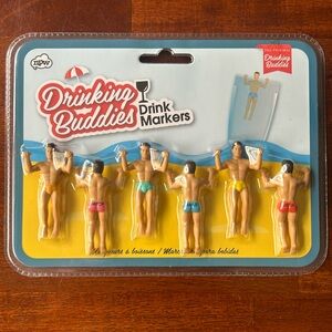 NWT Drinking Buddies Drink Markers‎